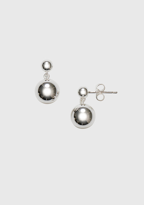 Ball Earrings_Silver