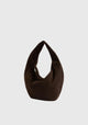 Alva Suede Shoulder Bag_Chocolate