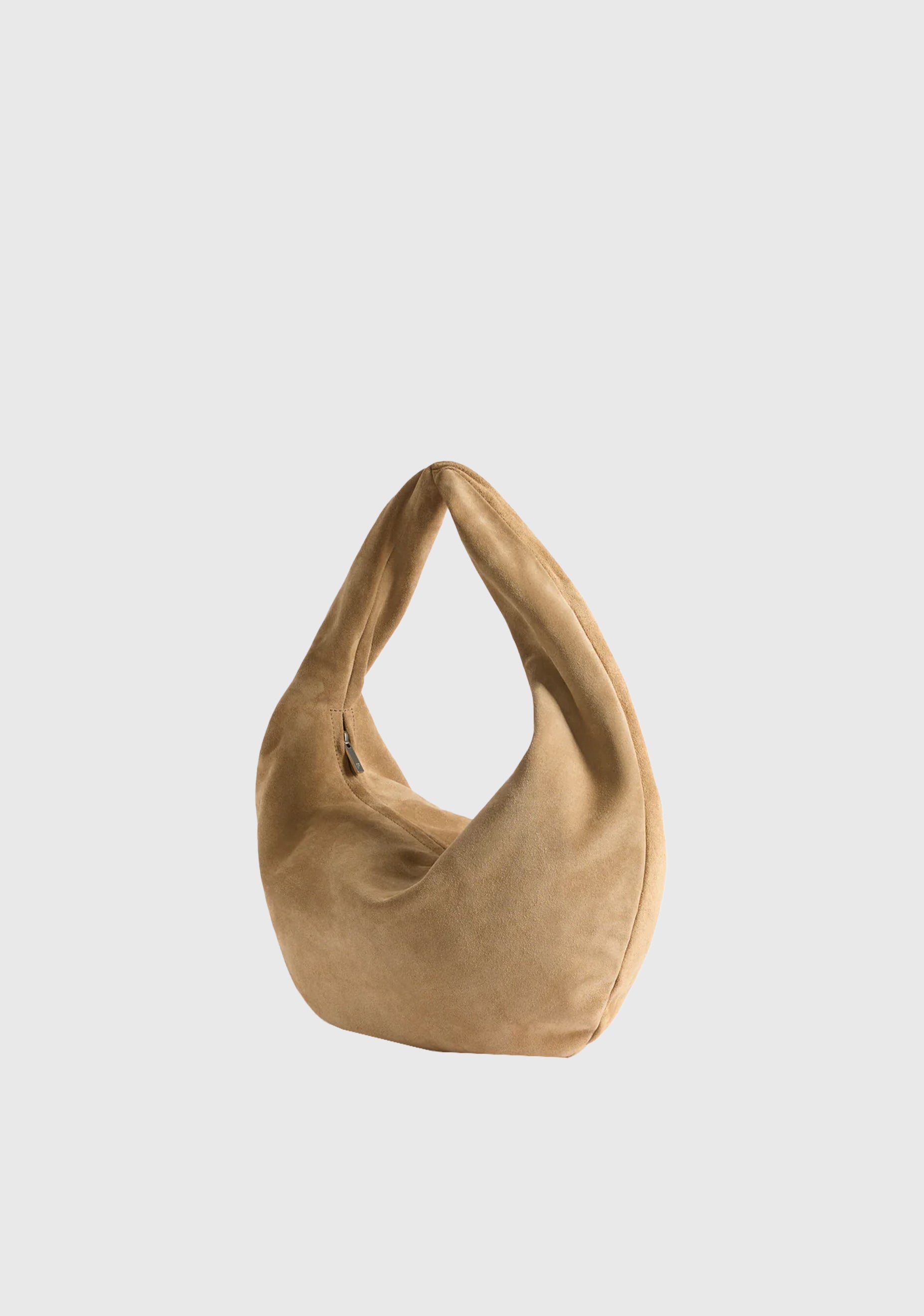 Alva Suede Shoulder Bag_Sand