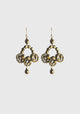 Dianthus Earrings_Bronze