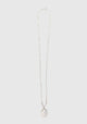 Lucky Scarabee Long Necklace_Silver