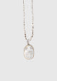 Lucky Scarabee Long Necklace_Silver