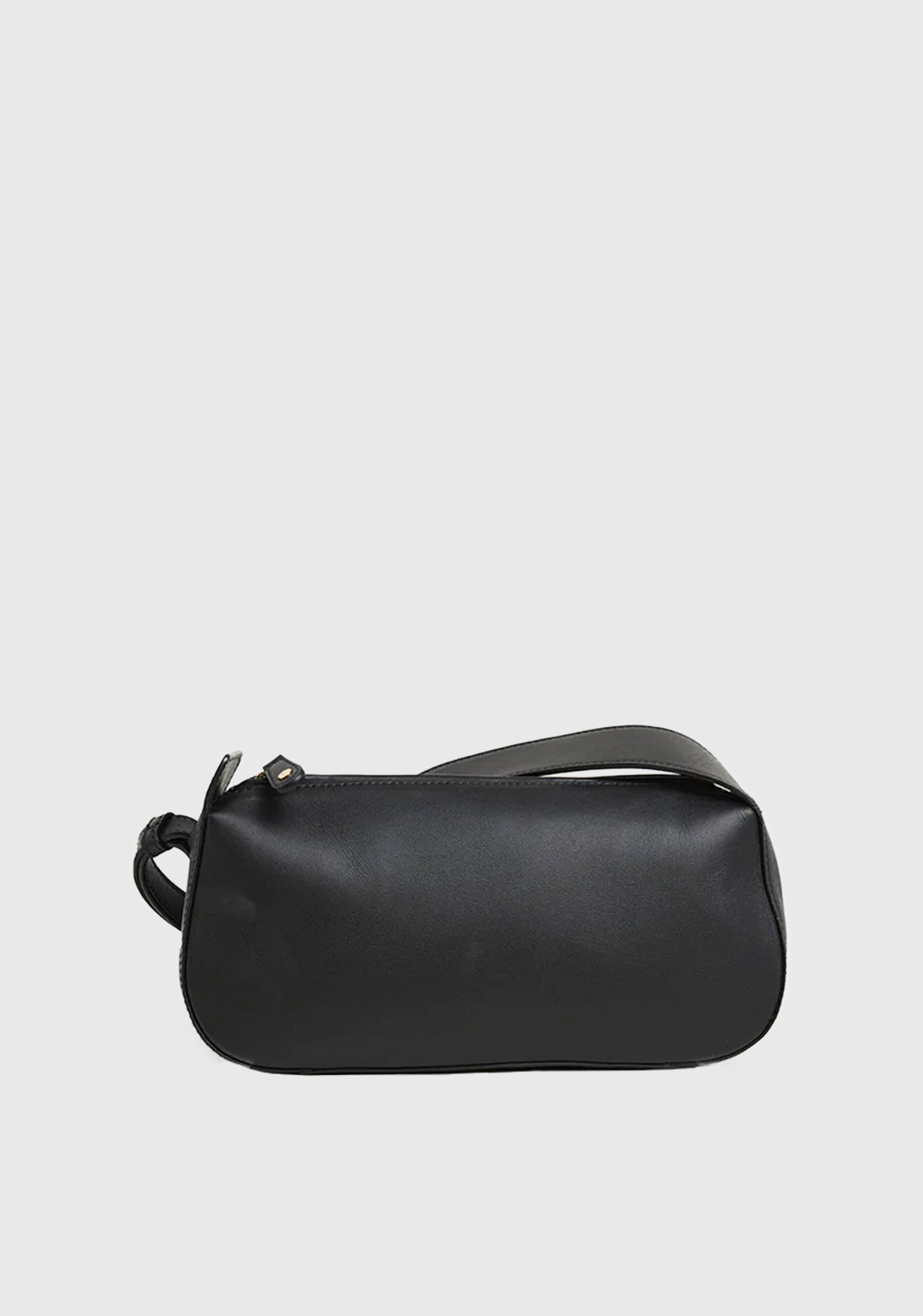Una Leather Shoulder Bag_Black