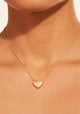 Magnetic Heart Necklace_White