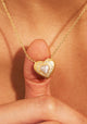 Magnetic Heart Necklace_White