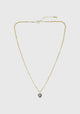 Chain Heart Pendant Necklace_Gold