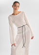 Chiara Knit Dress_White