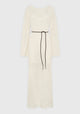 Chiara Knit Dress_White