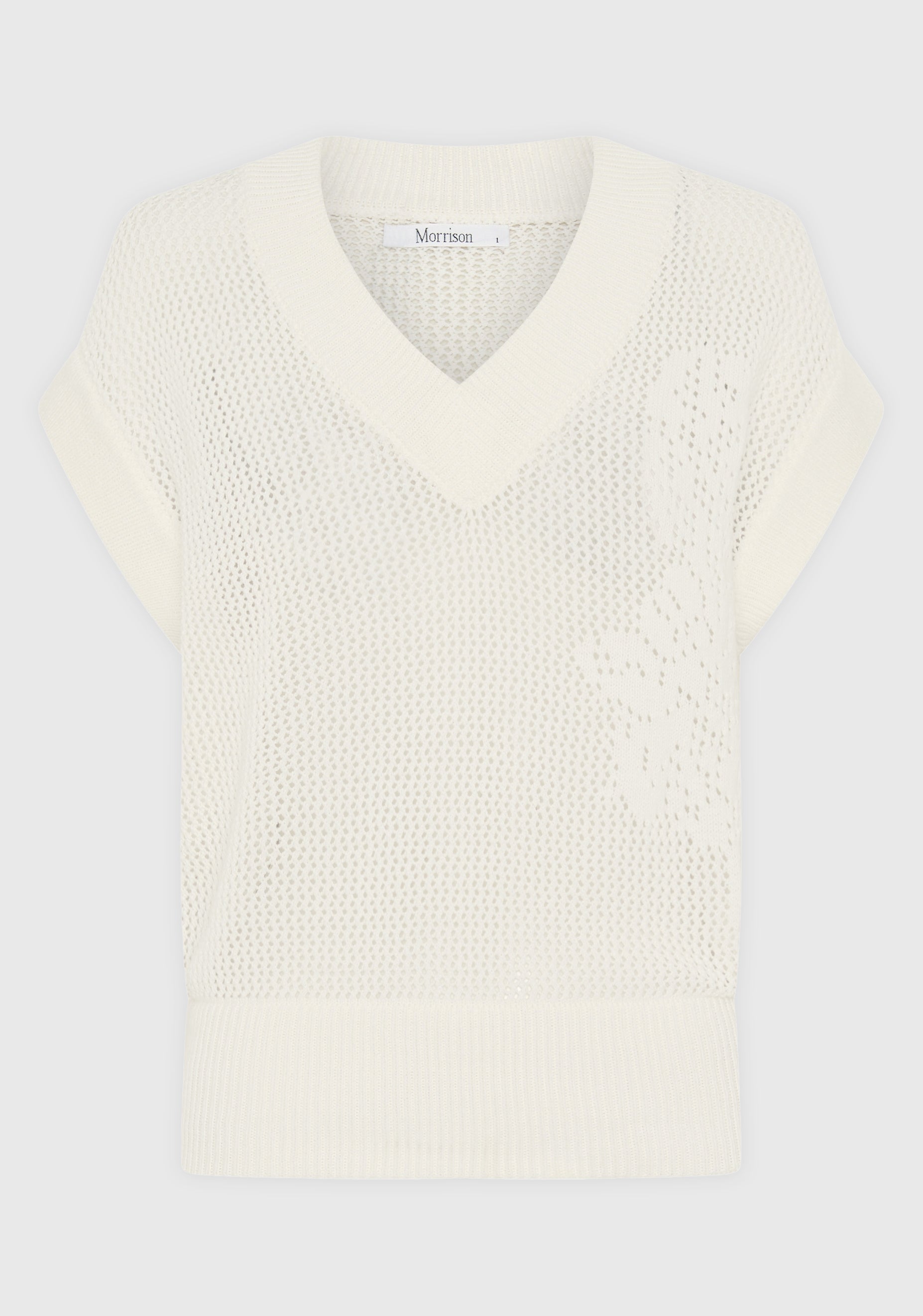 Chiara Knit Vest_White