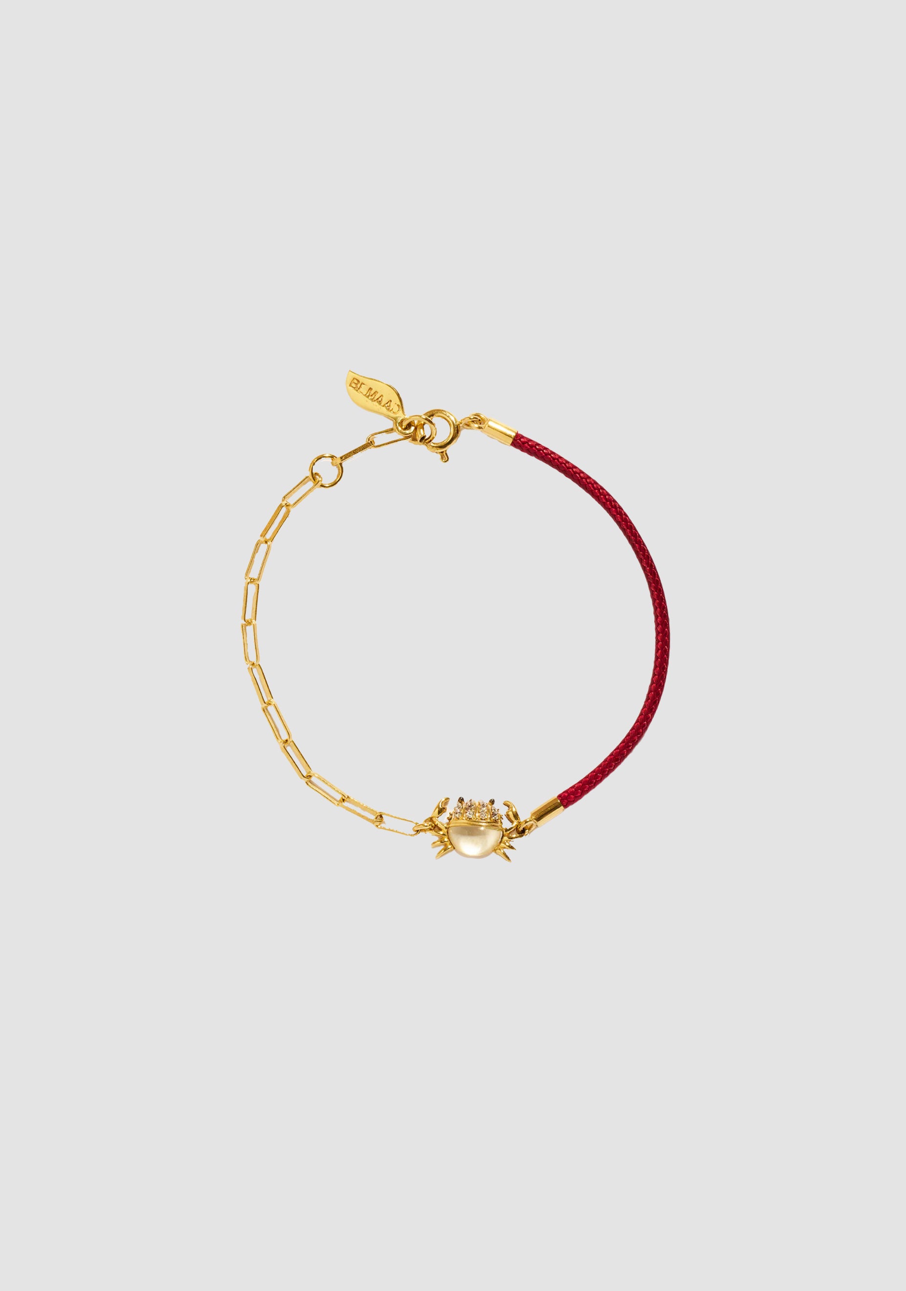 Crabe Bracelet_Wine Pearl
