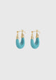 Ecume Earrings_Gold Blue