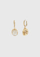 Tao Scaramouche Earrings_White