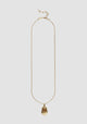 Golden Pebble Necklace_Gold