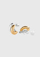 Mini Florence Earrings_Two Tone