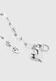 Puffy Heart Bracelet_Silver