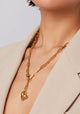 Puffy Heart Necklace_Gold