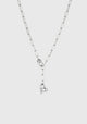 Puffy Heart Necklace_Silver