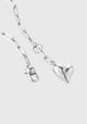 Puffy Heart Necklace_Silver