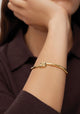 Slim Woven Square Bangle_Gold