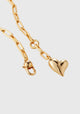 Puffy Heart Necklace_Gold