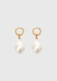 Lolita Pearl Earrings_Gold