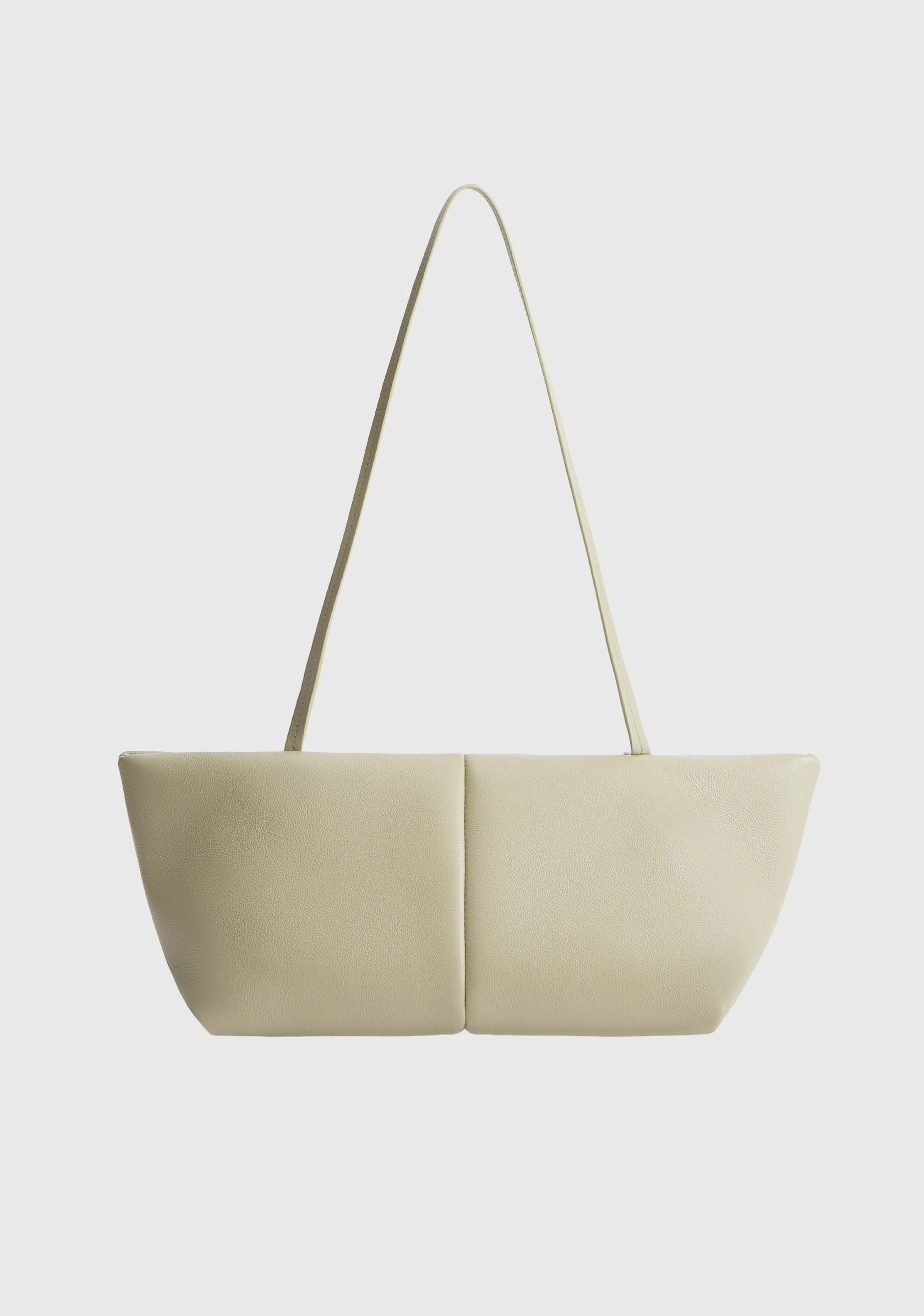Boulevard Sling Leather Bag_Cream