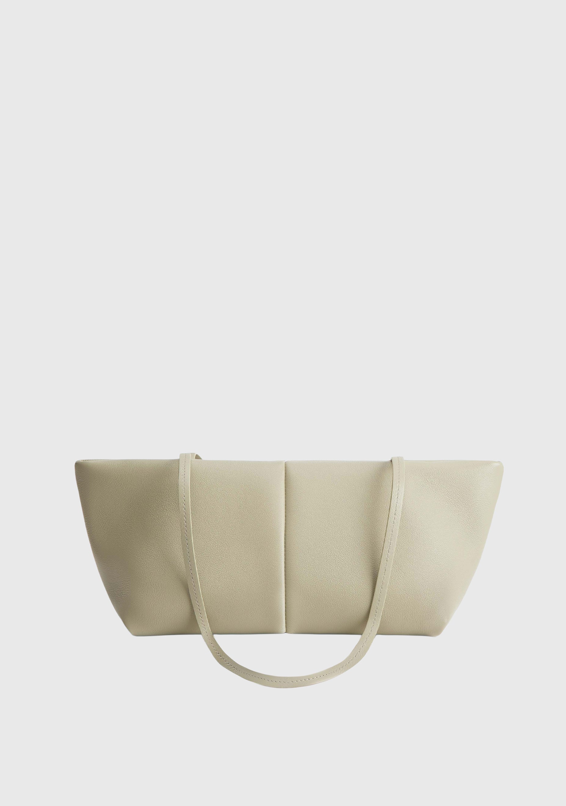 Boulevard Sling Leather Bag_Cream