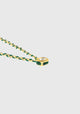 Cube Necklace Gold_Green