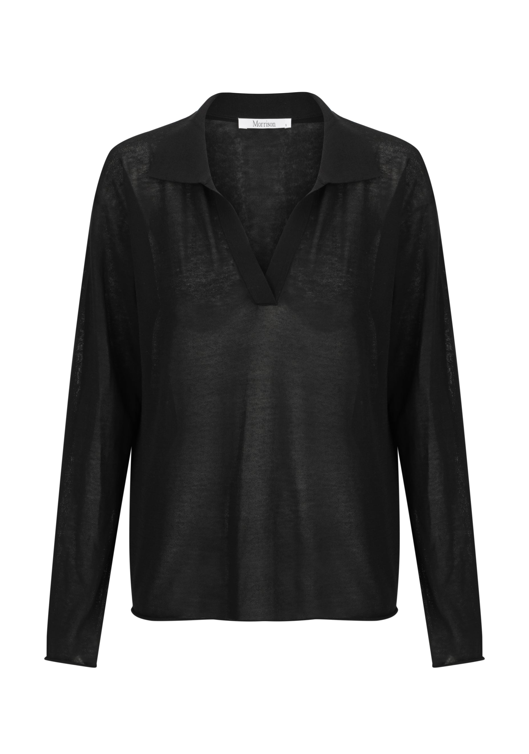 Aston Knit Polo_Black