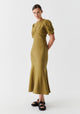 Bodhi Linen Dress_Moss