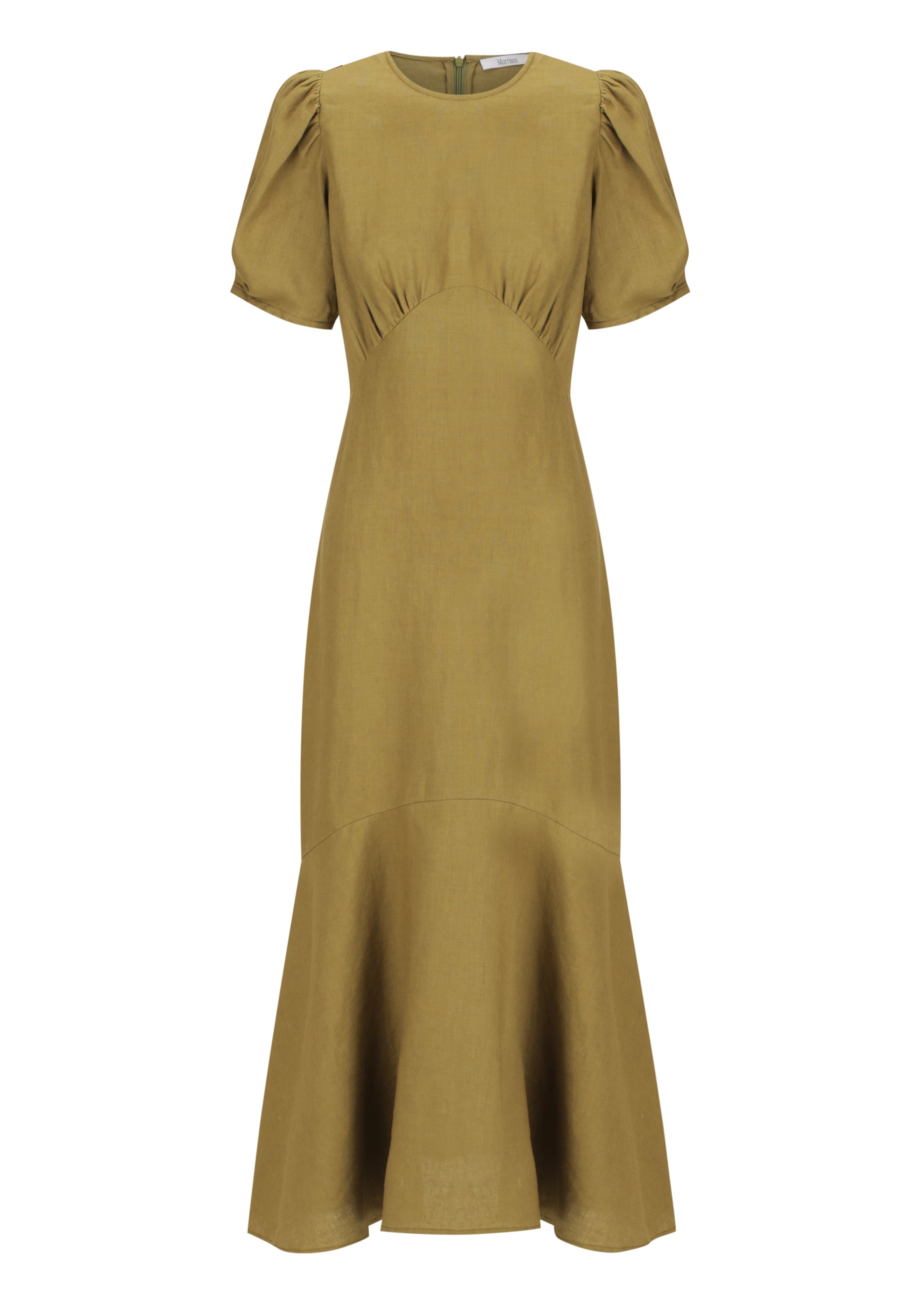 Bodhi Linen Dress_Moss
