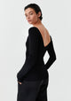 Cate Knit Top_Black
