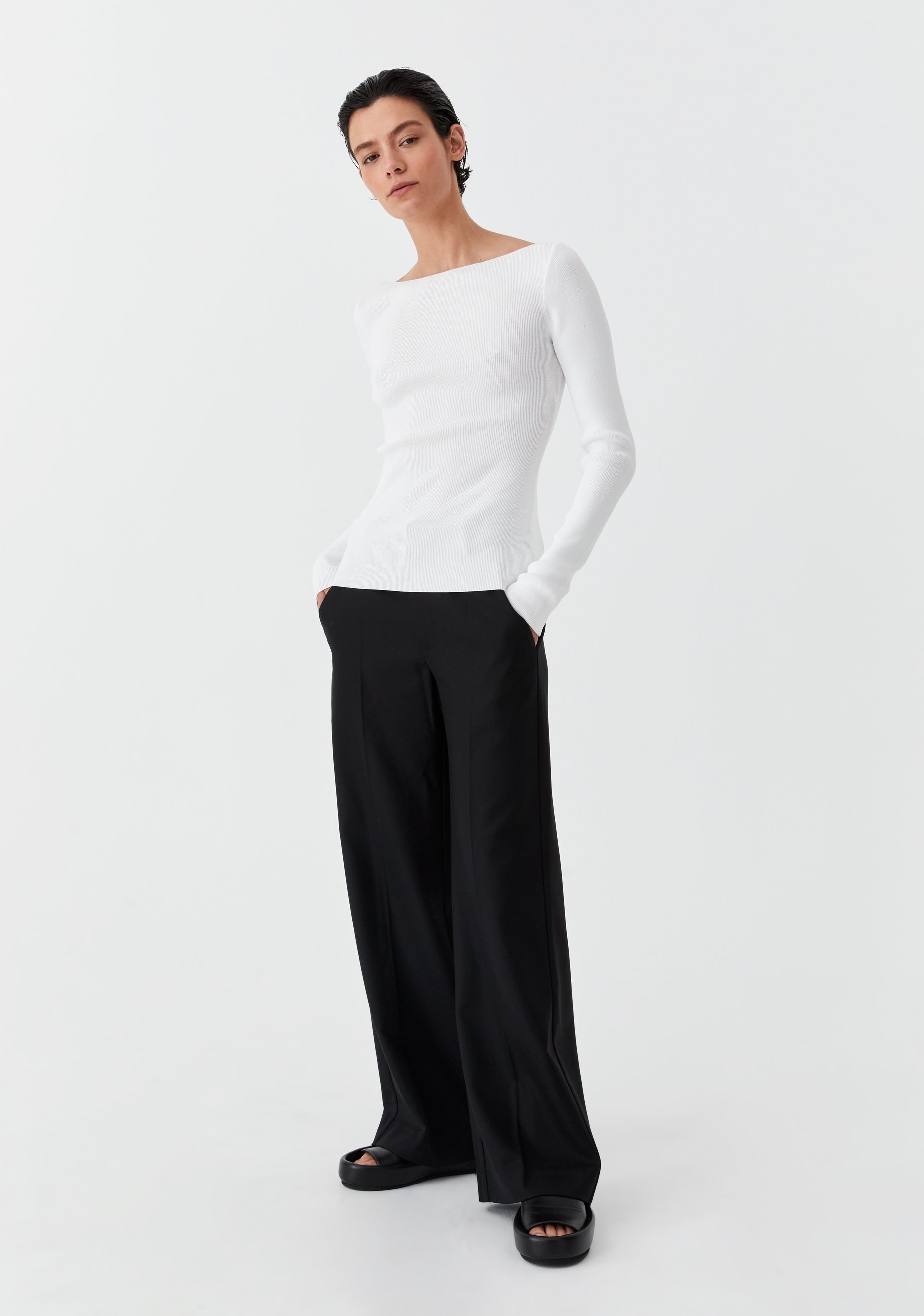 Cate Knit Top_Cream