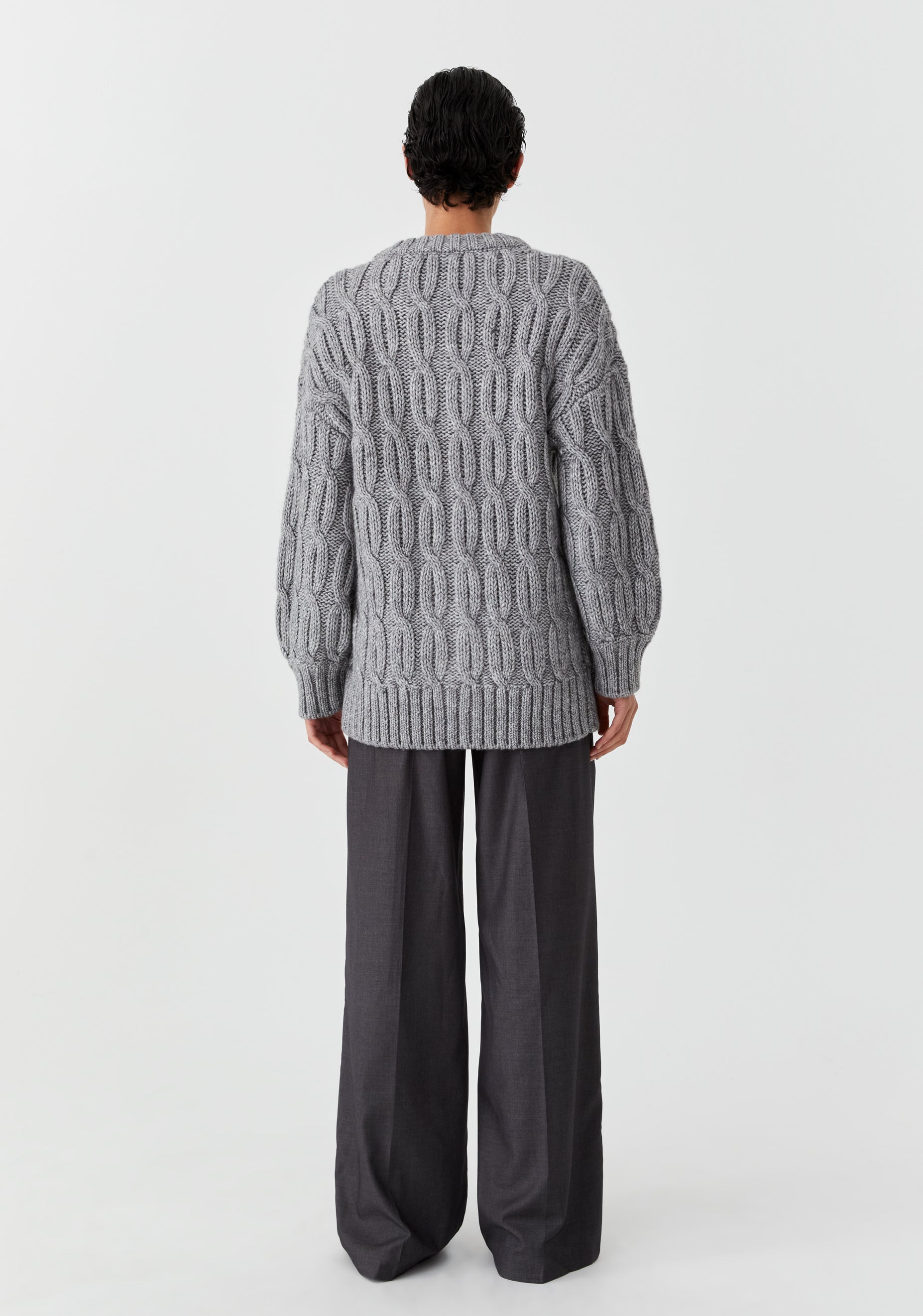 Eden Knit Cardigan_Grey