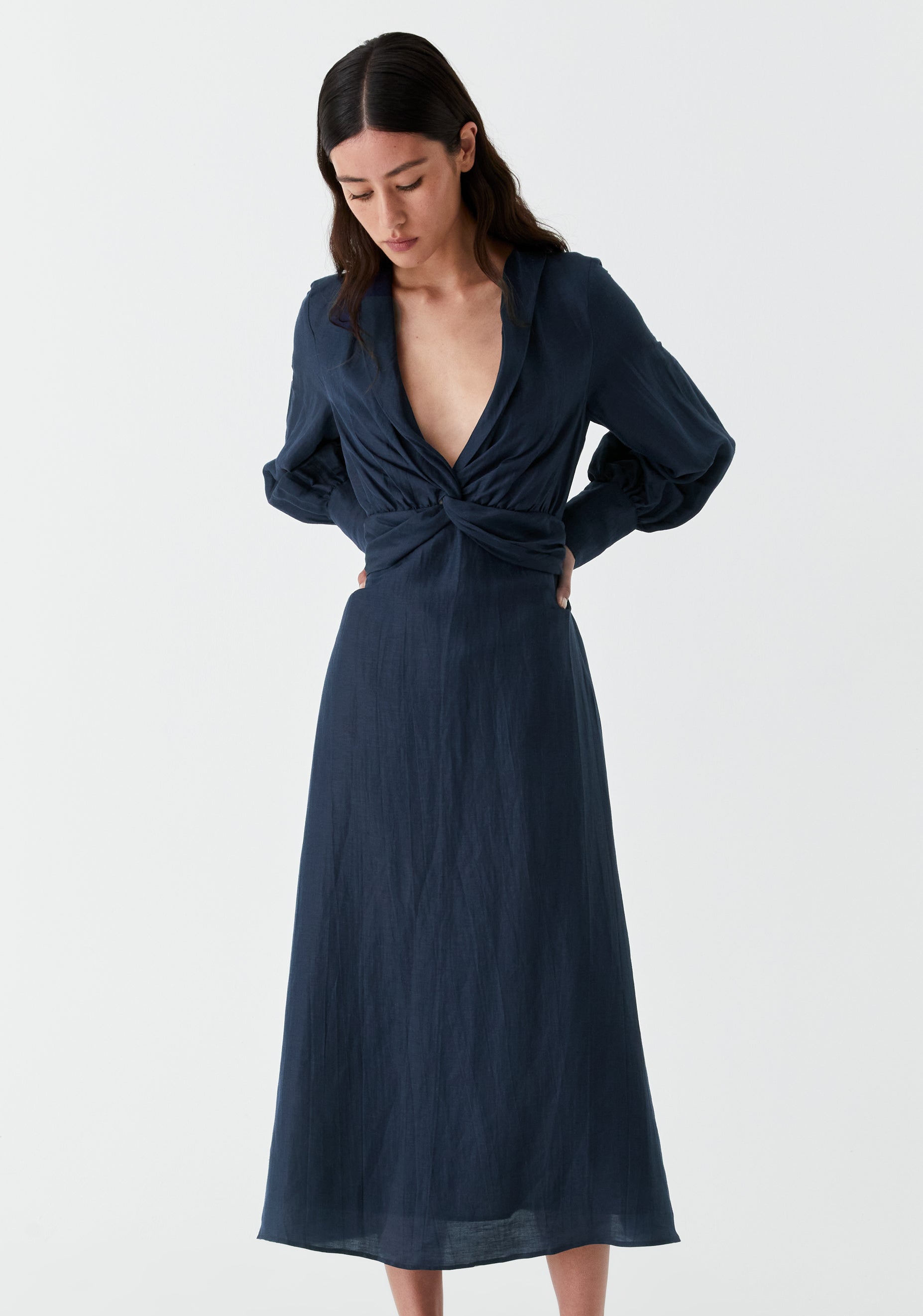 Emilia Dress_Navy