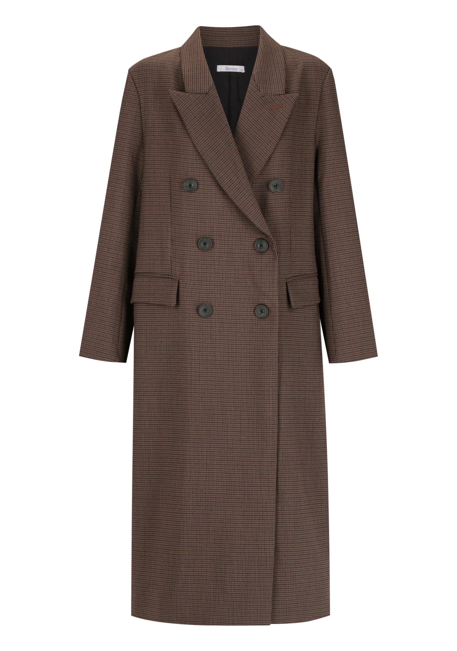 Emmet Duster Coat_Houndstooth