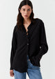 Hazel Silk Shirt_Black