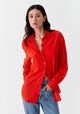 Hazel Silk Shirt_Flame