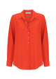 Hazel Silk Shirt_Flame