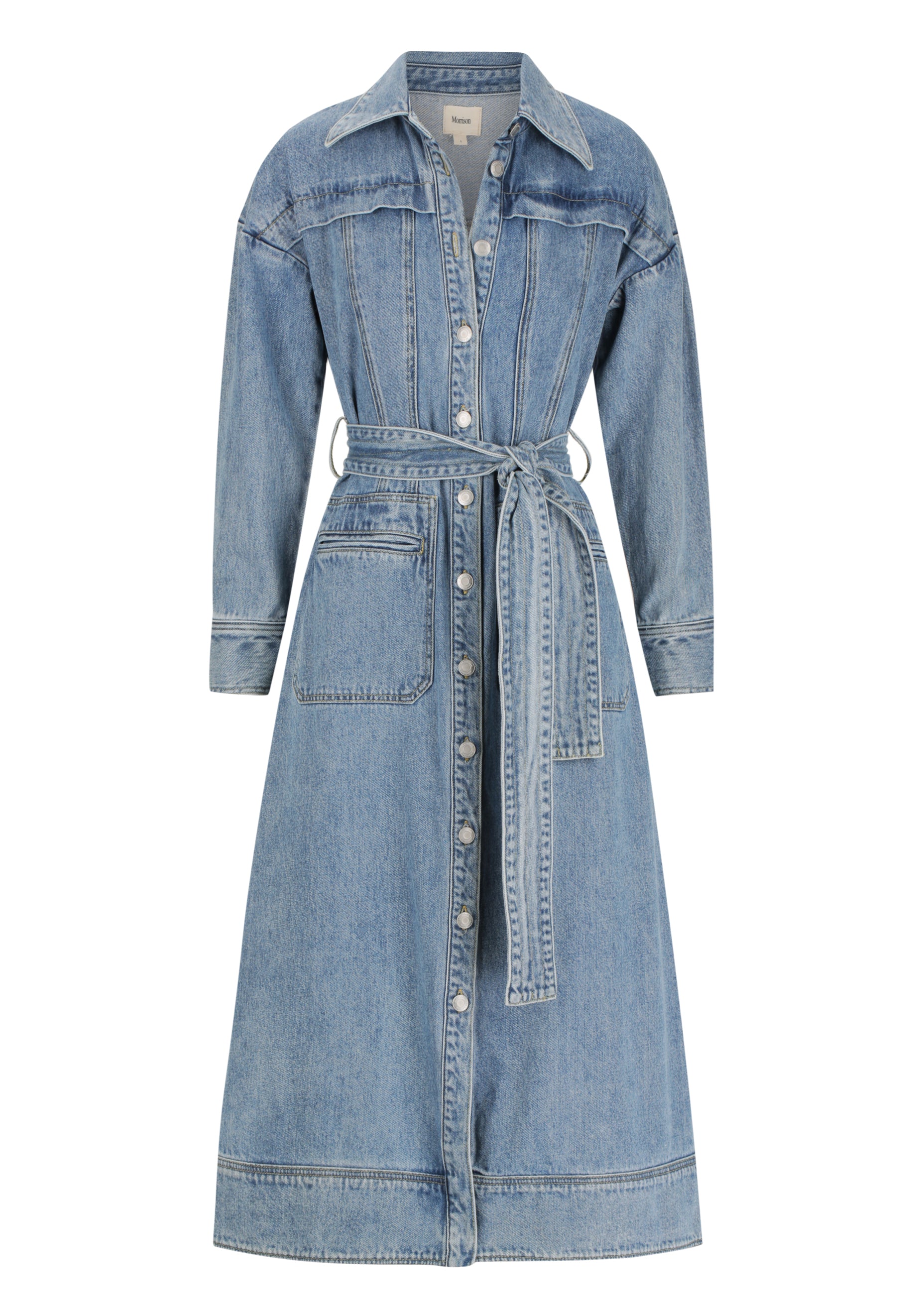 Isaac Denim Dress_Blue