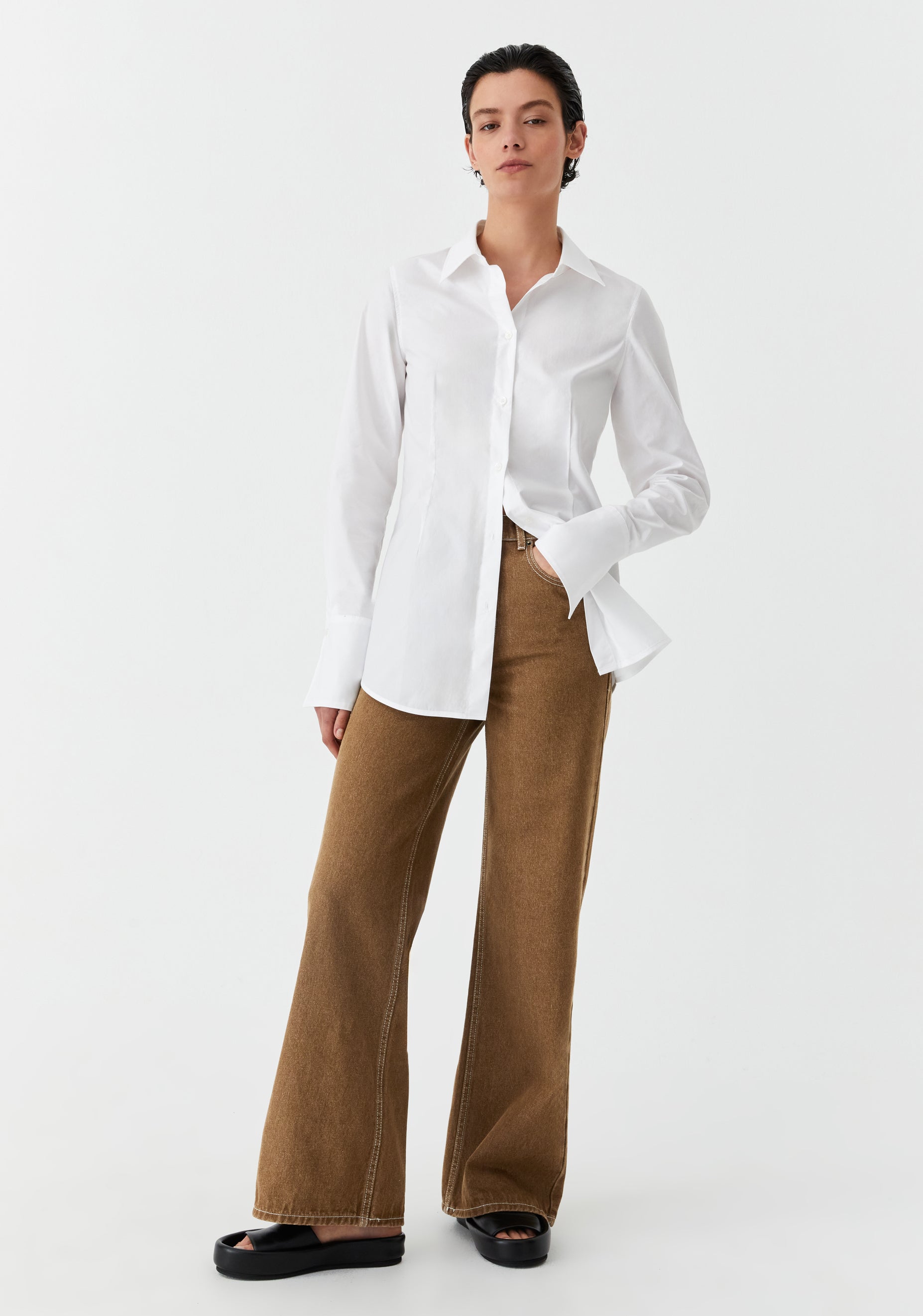 Kameiko Tailored Shirt_White