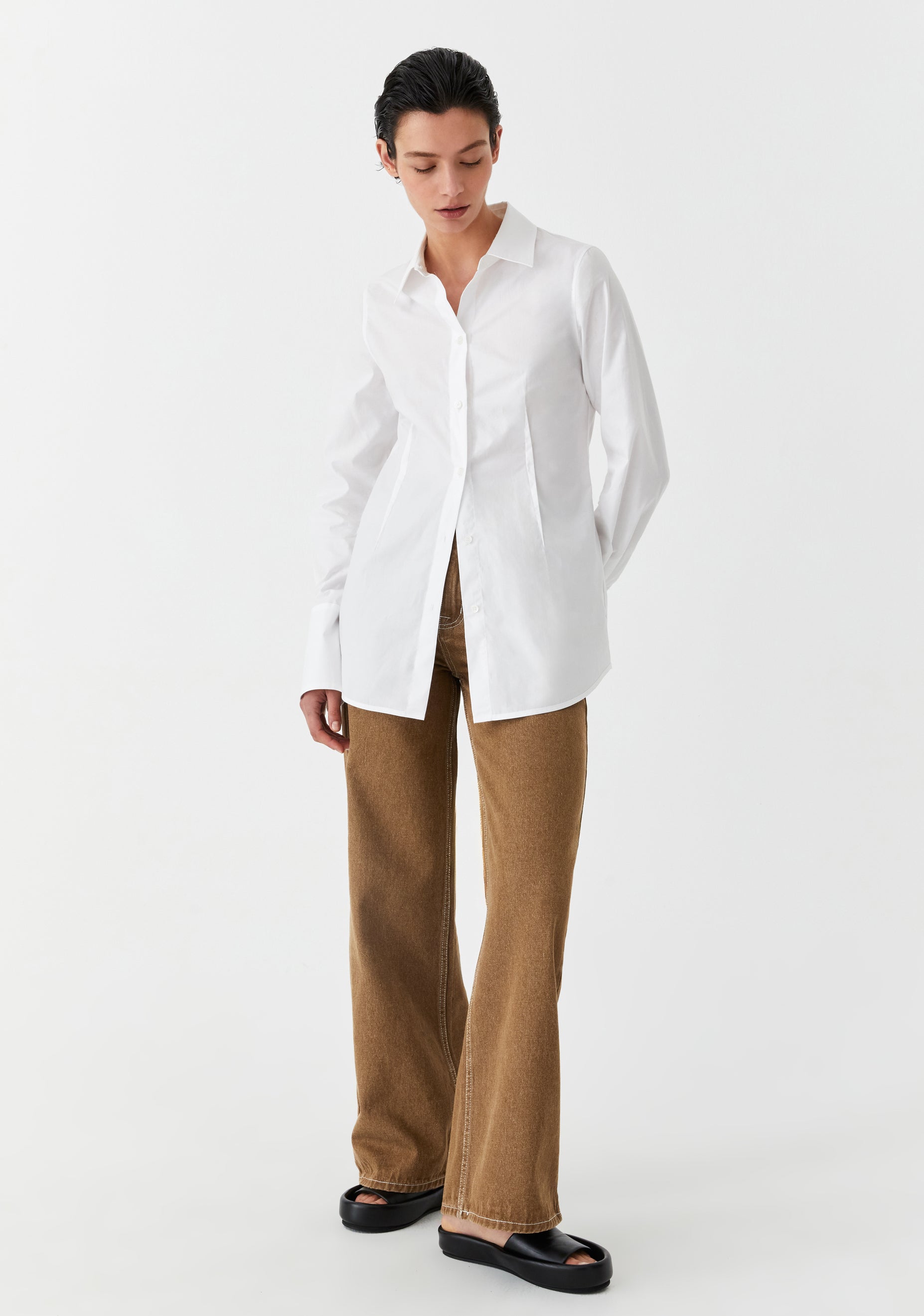 Kameiko Tailored Shirt_White
