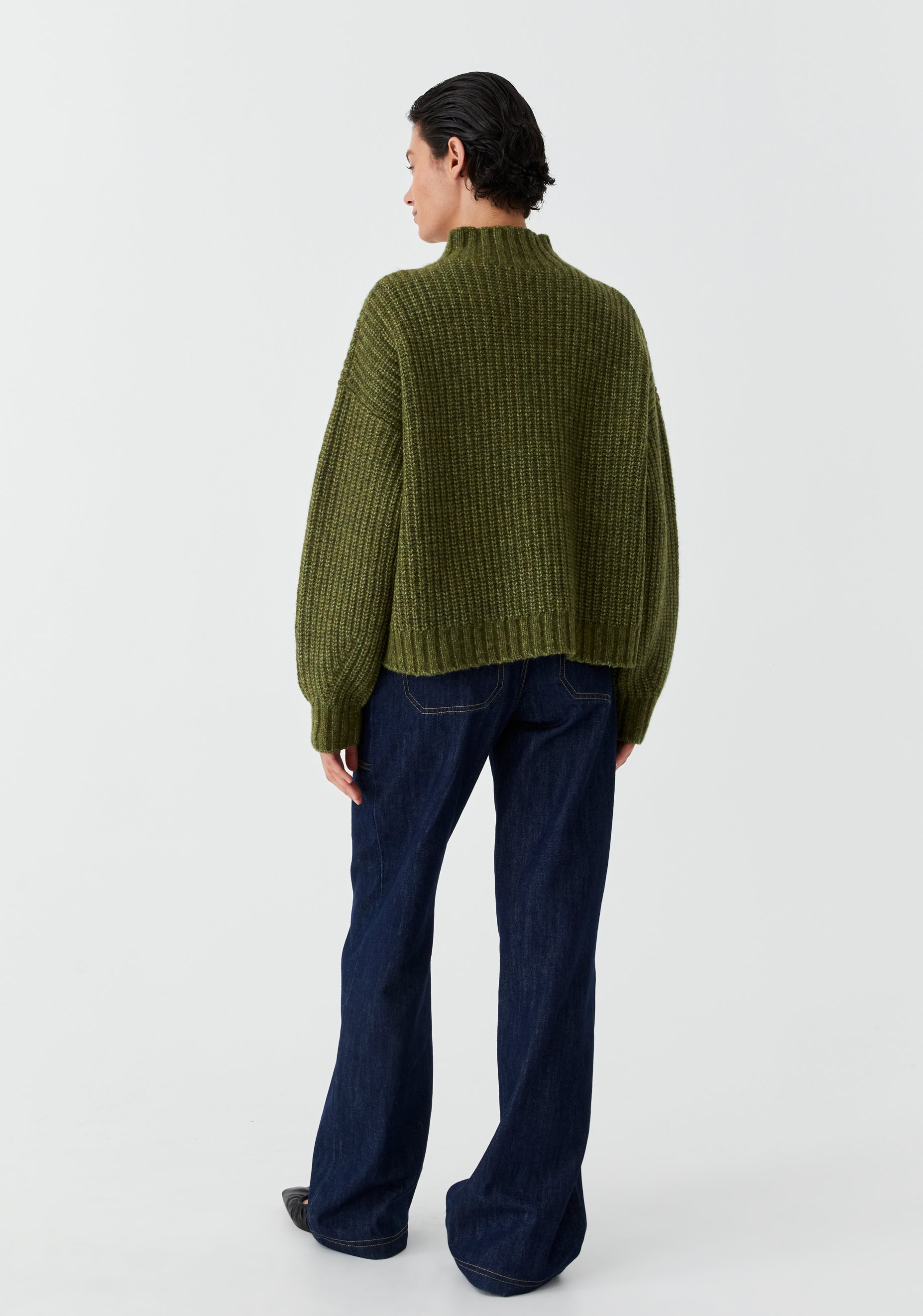 Lola Knit Pullover_Forest