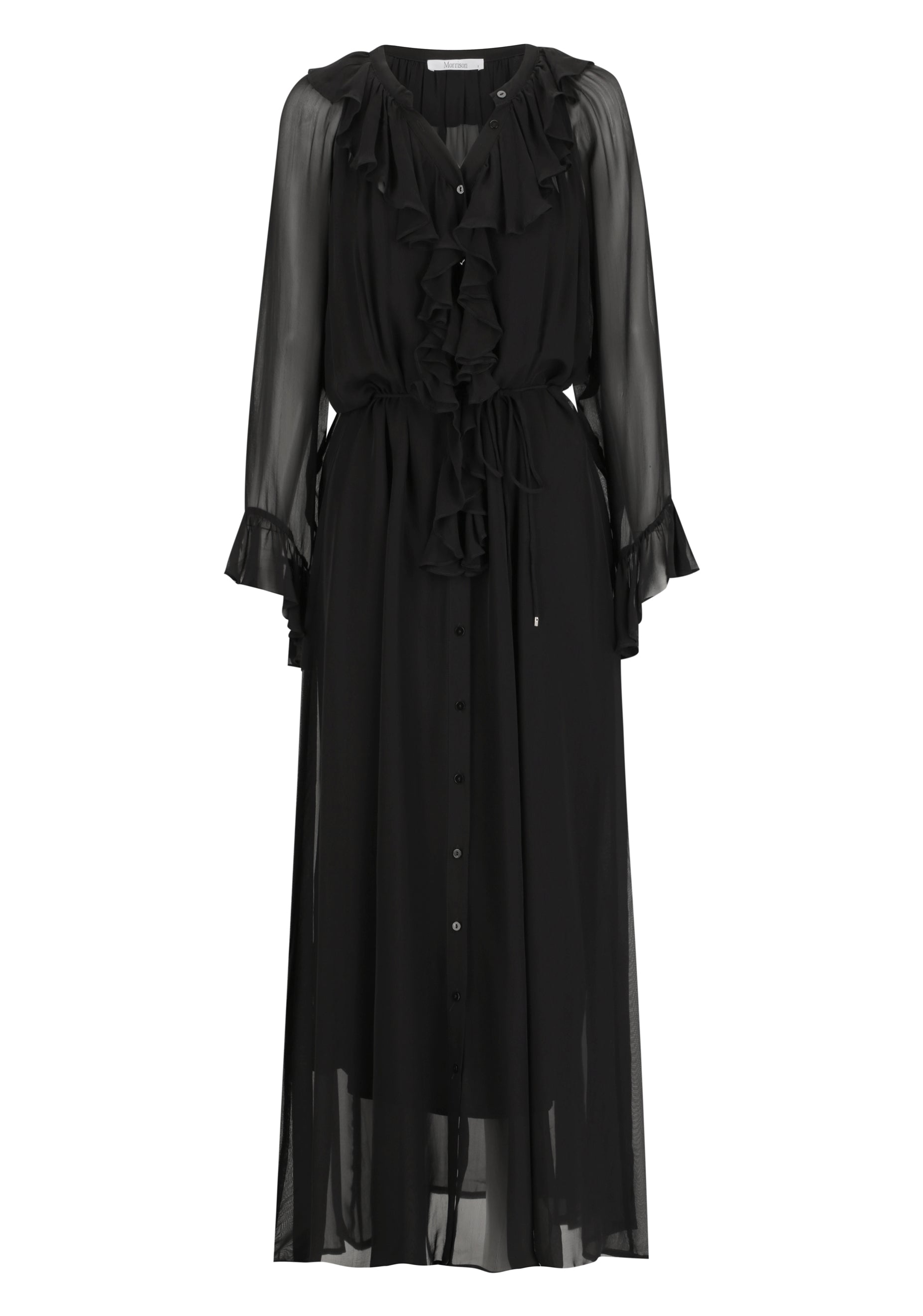Lottie Shirt Dress_Black