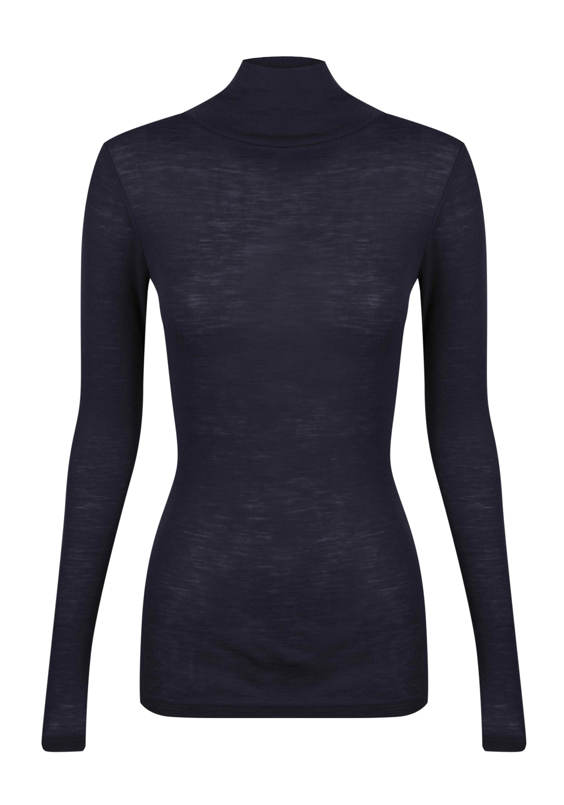 Morri Merino High Neck_Navy