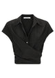Olivia Silk Shirt_Black