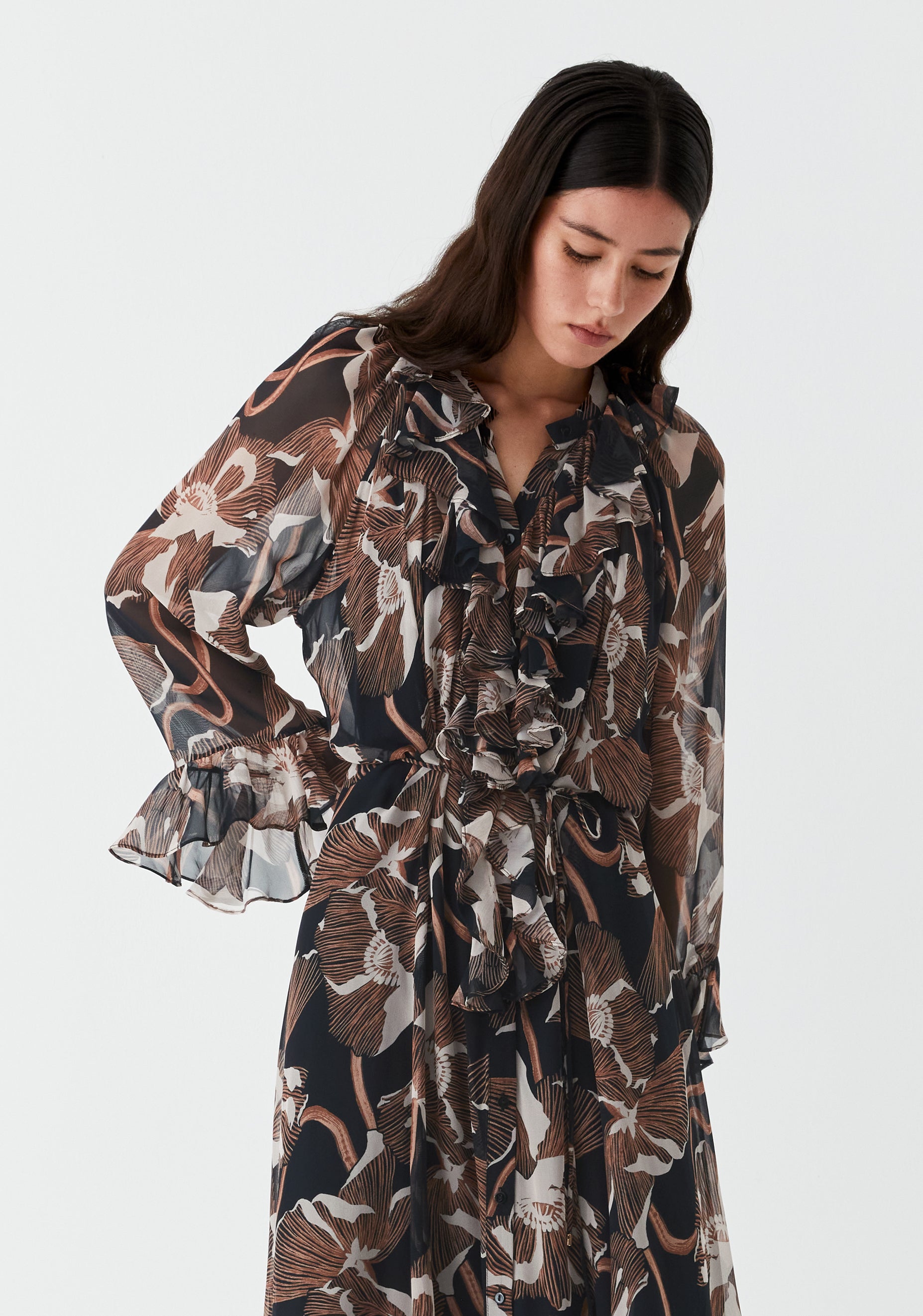 Serafine Shirt Dress_Print
