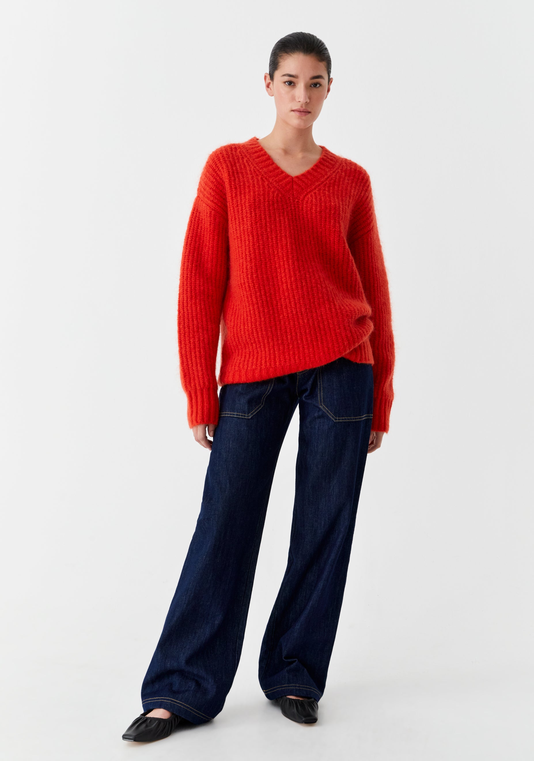 Silas Knit Pullover_Flame
