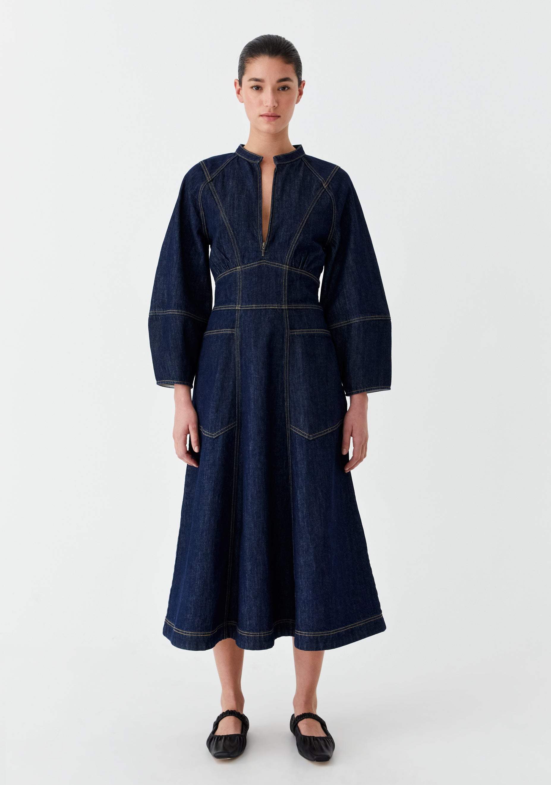 Tyler Denim Dress_Indigo