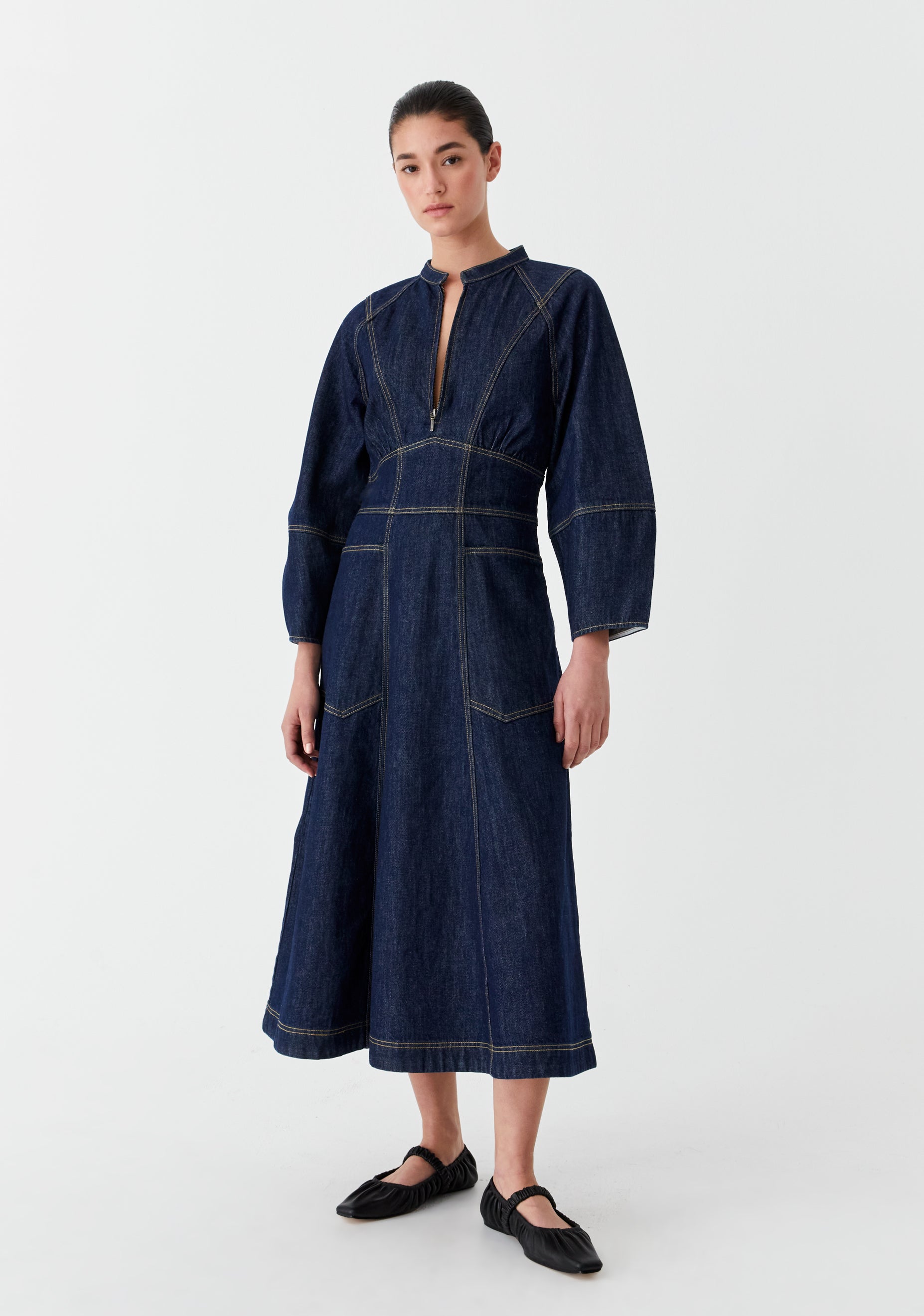 Tyler Denim Dress_Indigo